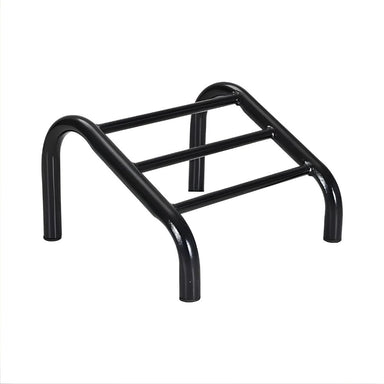 DSSE 3 Bar Footrest Black Front Side View