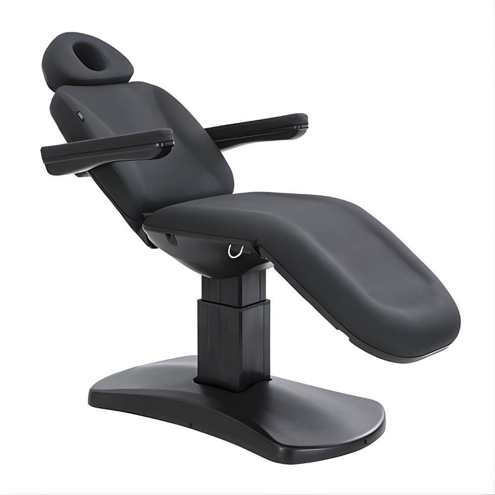 DSSE Aesthera Treatment Bed Black Face Hole Front Side View