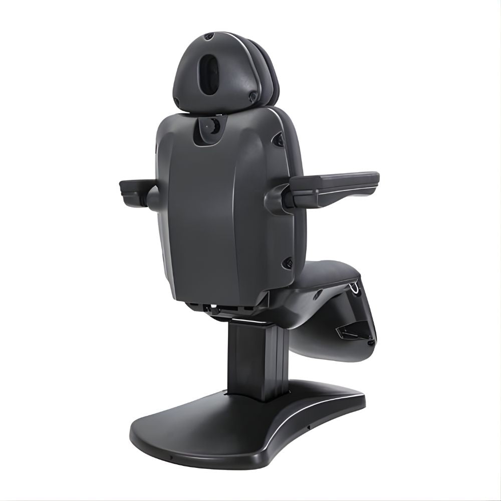 DSSE Aesthera Treatment Bed Black Upright Rear Side View