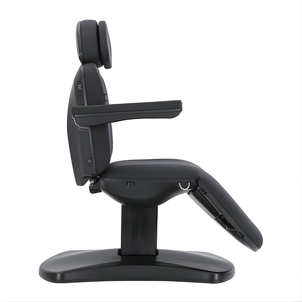 DSSE Aesthera Treatment Bed Black Upright Side View