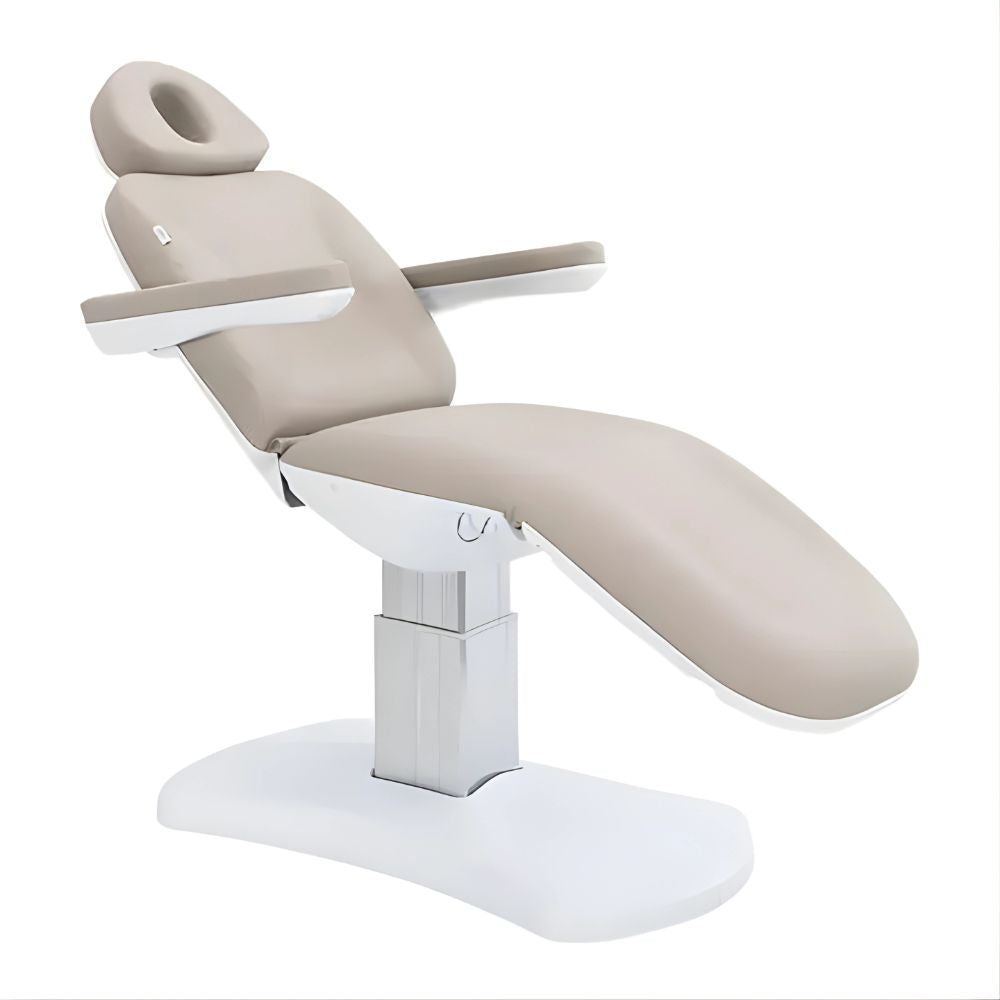 DSSE Aesthera Treatment Bed Latte Face Hole Front Side View