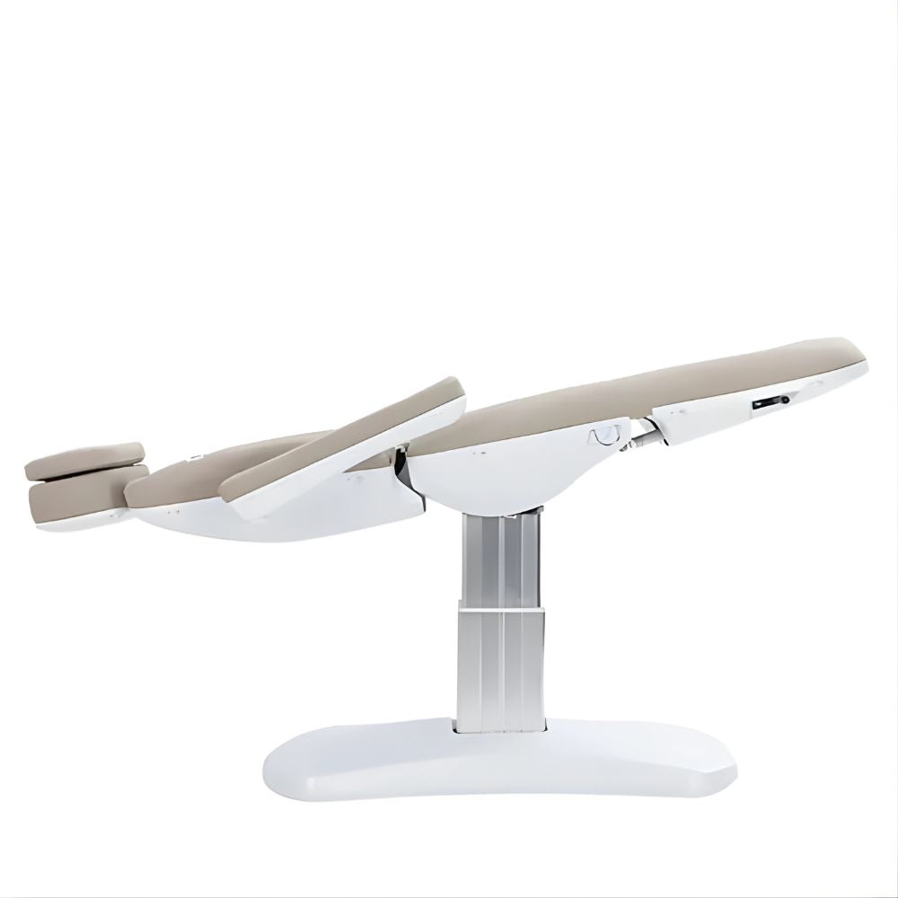 DSSE Aesthera Treatment Bed Latte Inclined Side View