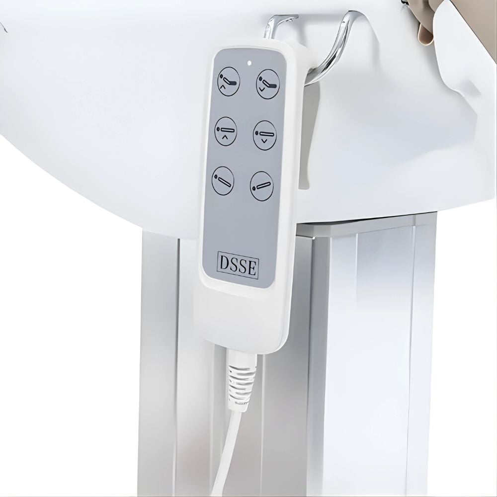 DSSE Aesthera Treatment Bed Latte White Hand Remote Control
