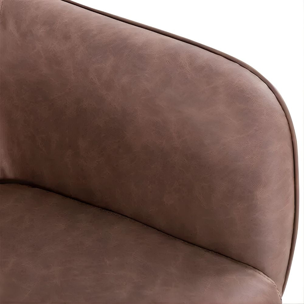 DSSE Aria Salon Chair Mocha Antimicrobial Medical Grade Vinyl