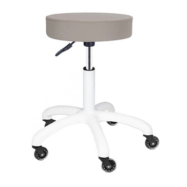 DSSE Aspro Medi Salon Stool Latte Aerial Side View
