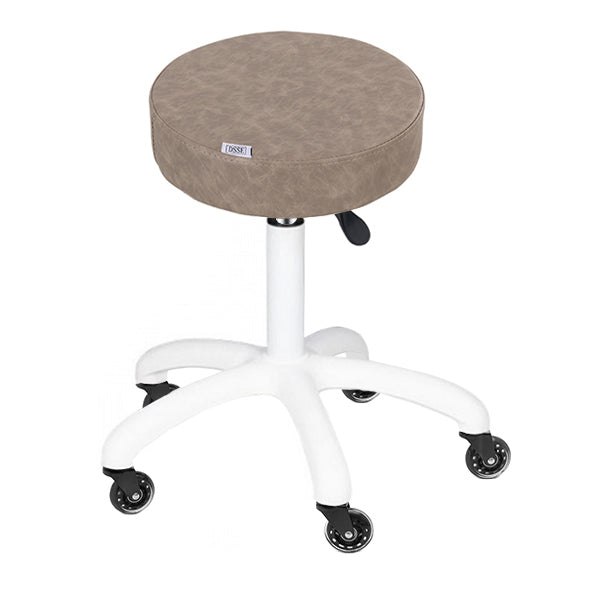 DSSE Aspro Medi Salon Stool Taupe Aerial View