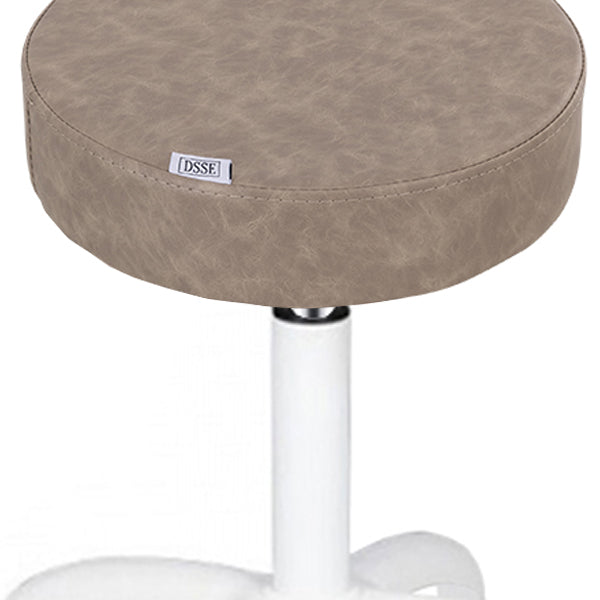 DSSE Aspro Medi Salon Stool Taupe Seat View