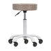 DSSE Aspro Medi Salon Stool Taupe Side View