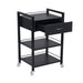 DSSE Bella 1 Draw Beauty Trolley Black Open View