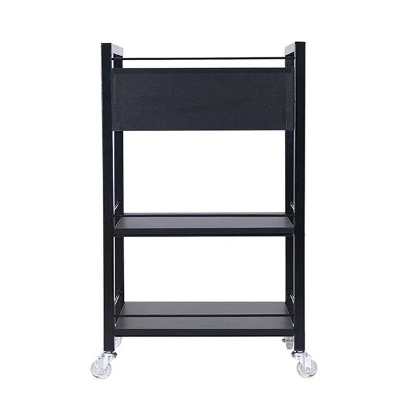 DSSE Bella 1 Draw Beauty Trolley Black Rear View