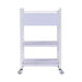 DSSE Bella 1 Draw Beauty Trolley White Rear View