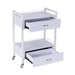 DSSE Bella 2 Draw Beauty Trolley White Open View