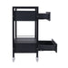 DSSE Bella 2 Draw Trolley Black Draws Open Side View