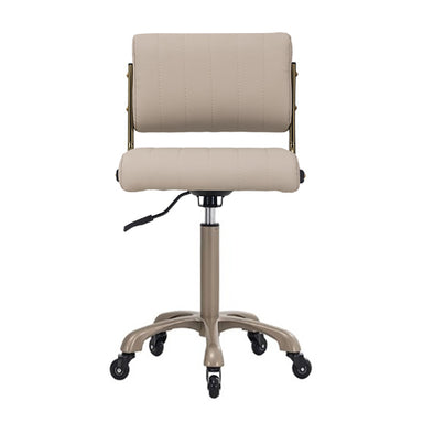 DSSE Chania Salon Stool Latte Front View