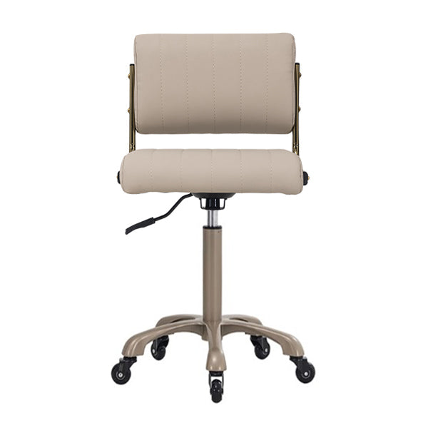 DSSE Chania Salon Stool Latte Front View