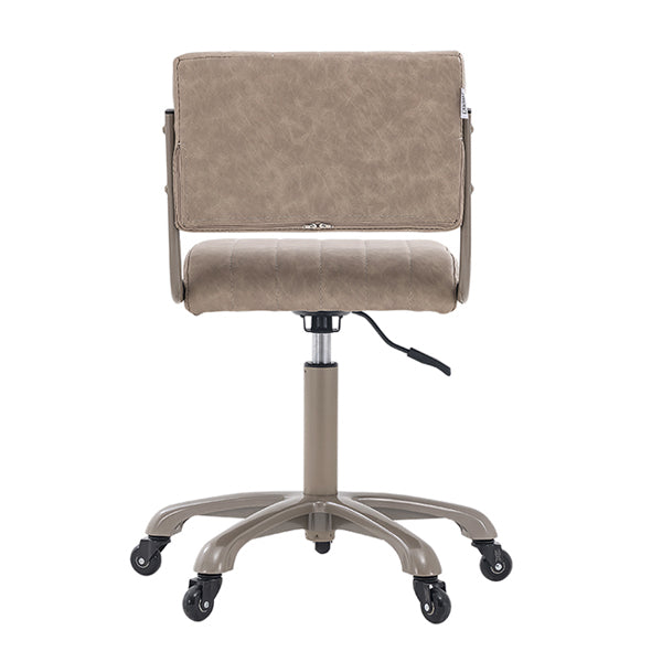 DSSE Chania Salon Stool Taupe Rear View