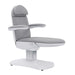 DSSE Cosmedica Treatment Bed Smoke Foot Rest Extended Front Side View