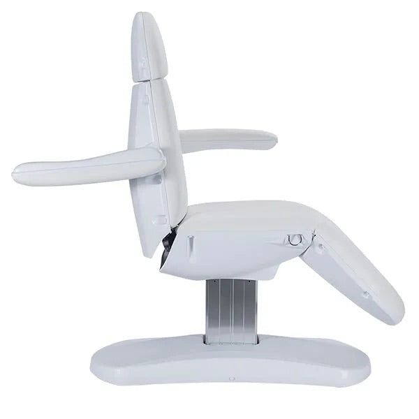 DSSE Cosmedica Treatment Bed White Arm Rest Rotated Side View