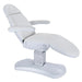 DSSE Cosmedica Treatment Bed White Reclined Front Side View