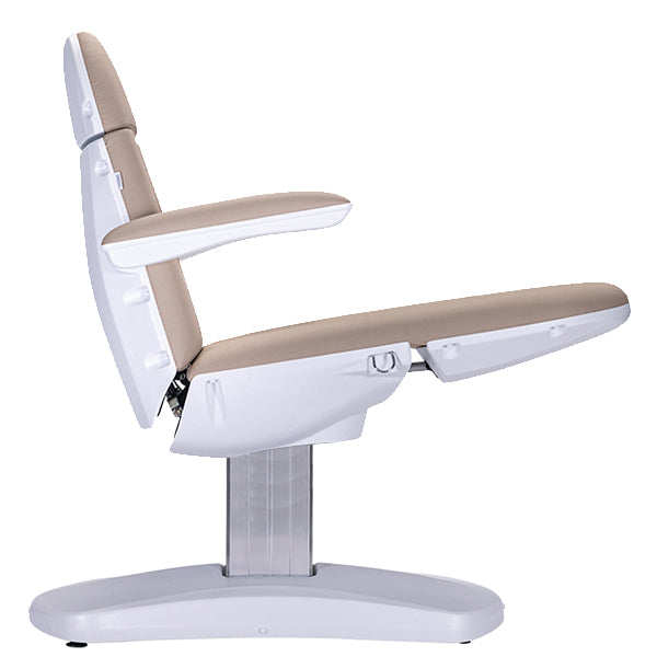 DSSE Cosmedica with Incline Treatment Bed Black Foot Rest Extended Side View