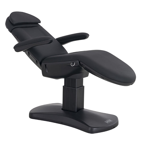 DSSE Cosmedica with Incline Treatment Bed Black Reclined Pillow Front Side View