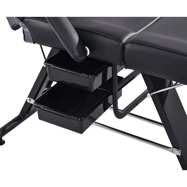 DSSE Cosmos 700 Beauty Bed Black Storage Trays