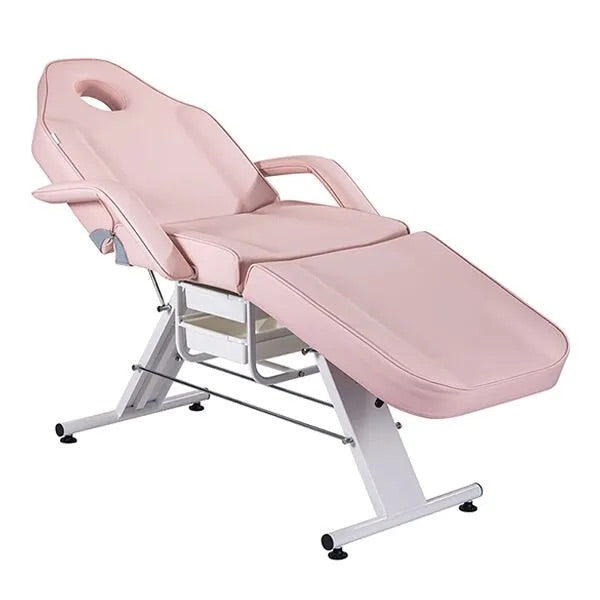 DSSE Cosmos 700 Beauty Bed Pink Reclined Front Side View