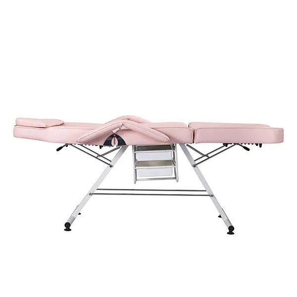 DSSE Cosmos 700 Beauty Bed Pink Reclined Side View