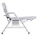 DSSE Cosmos 700 Beauty Bed White Foot Rest Extended Side View