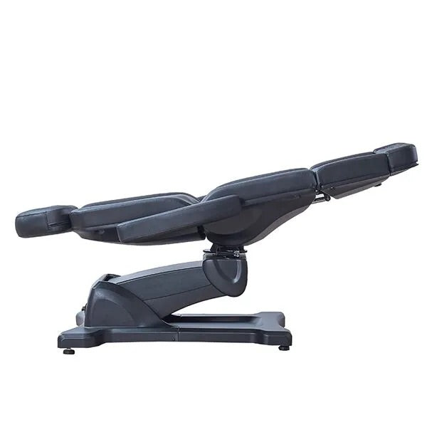 DSSE Decima Rotatable Treatment Bed Black Inclined Side View