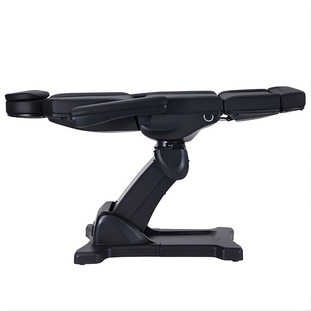 DSSE Decima Treatment Bed Black Raised Flat Position Side View