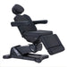 DSSE Decima Treatment Bed Black Reclined Front Side View