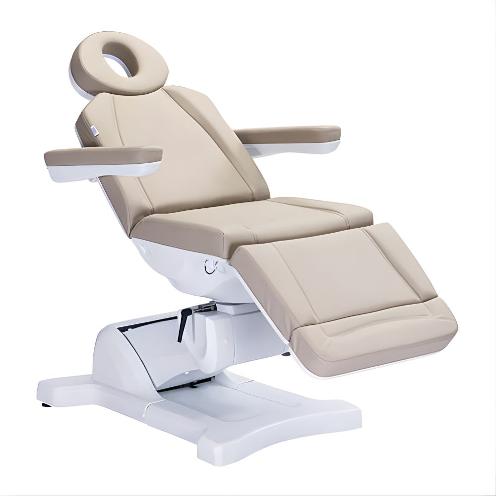 DSSE Decima Treatment Bed Latte Face Hole Front Side View