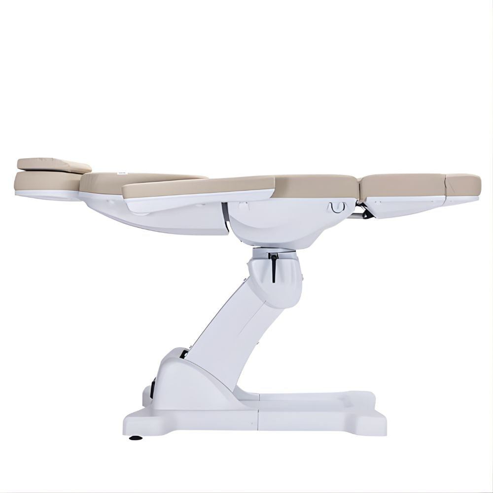 DSSE Decima Treatment Bed Latte Raised Flat Position Side View