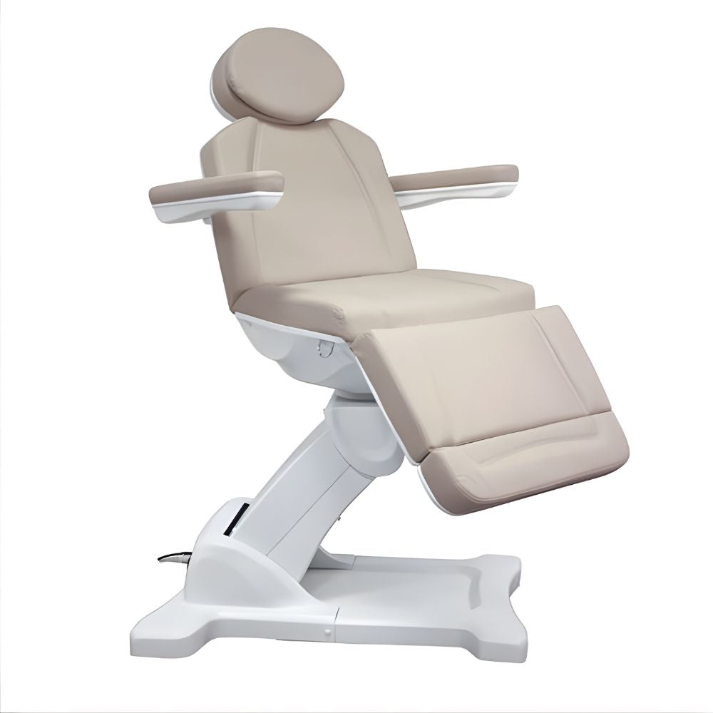 DSSE Decima Treatment Bed Latte Rotated Front Side View