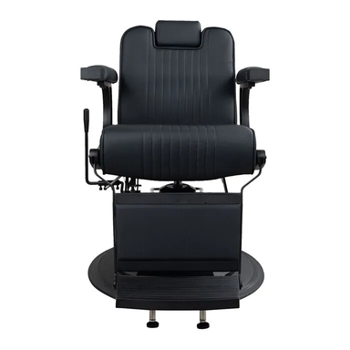 DSSE Duke Barber Chair Black Front View