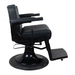 DSSE Duke Barber Chair Black Side View