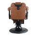 DSSE Duke Barber Chair Tan Rear View