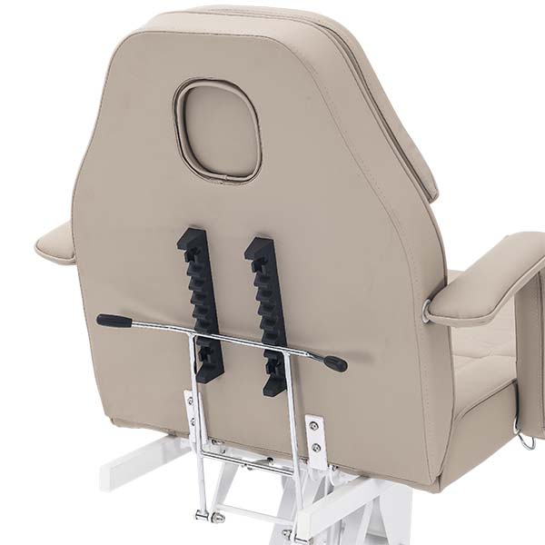 DSSE Electric 1 Motor Beauty Bed Latte Back Rest Adjustment View