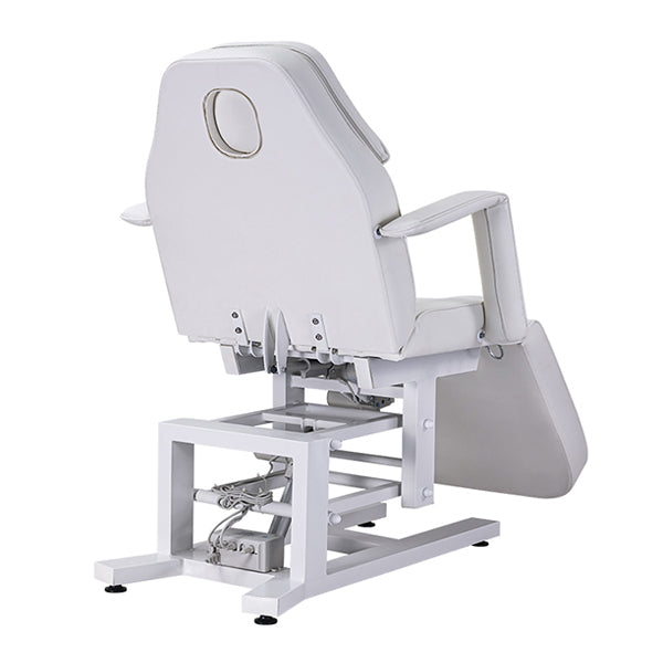 DSSE Electric 3 Motor Beauty Bed White Rear Side View
