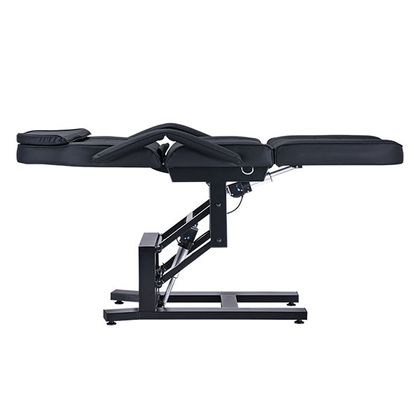 DSSE Electric Bed 3 Motor Black Flat Position Side View