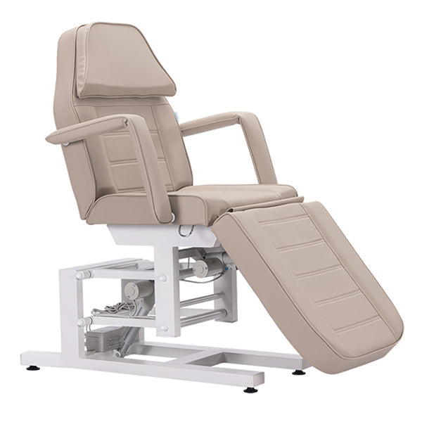 DSSE Electric Bed 3 Motor Latte Upright Front Side View