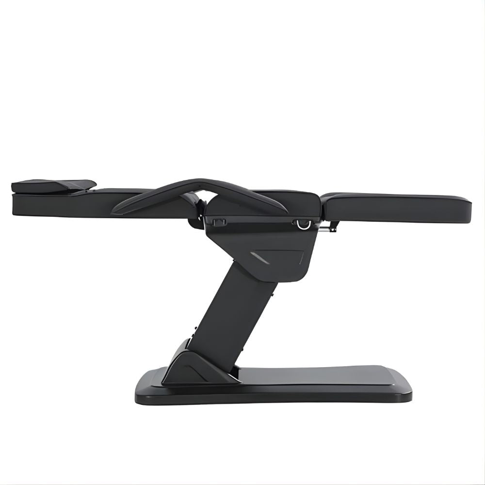 DSSE Elysea Treatment Bed Black Flat Position Side View