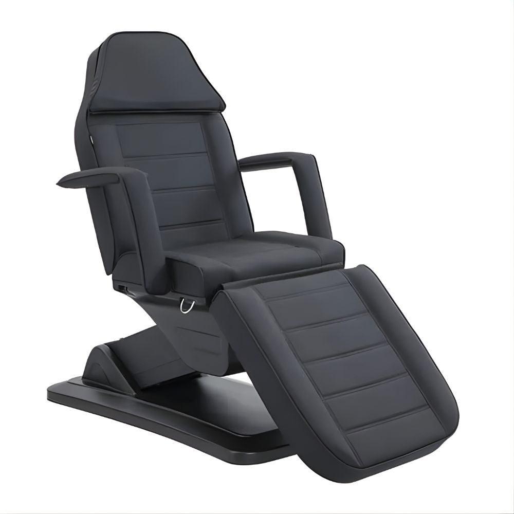 DSSE Elysea Treatment Bed Black Upright Front Side View