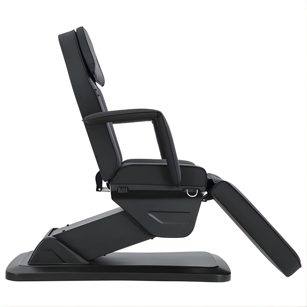 DSSE Elysea Treatment Bed Black Upright Side View