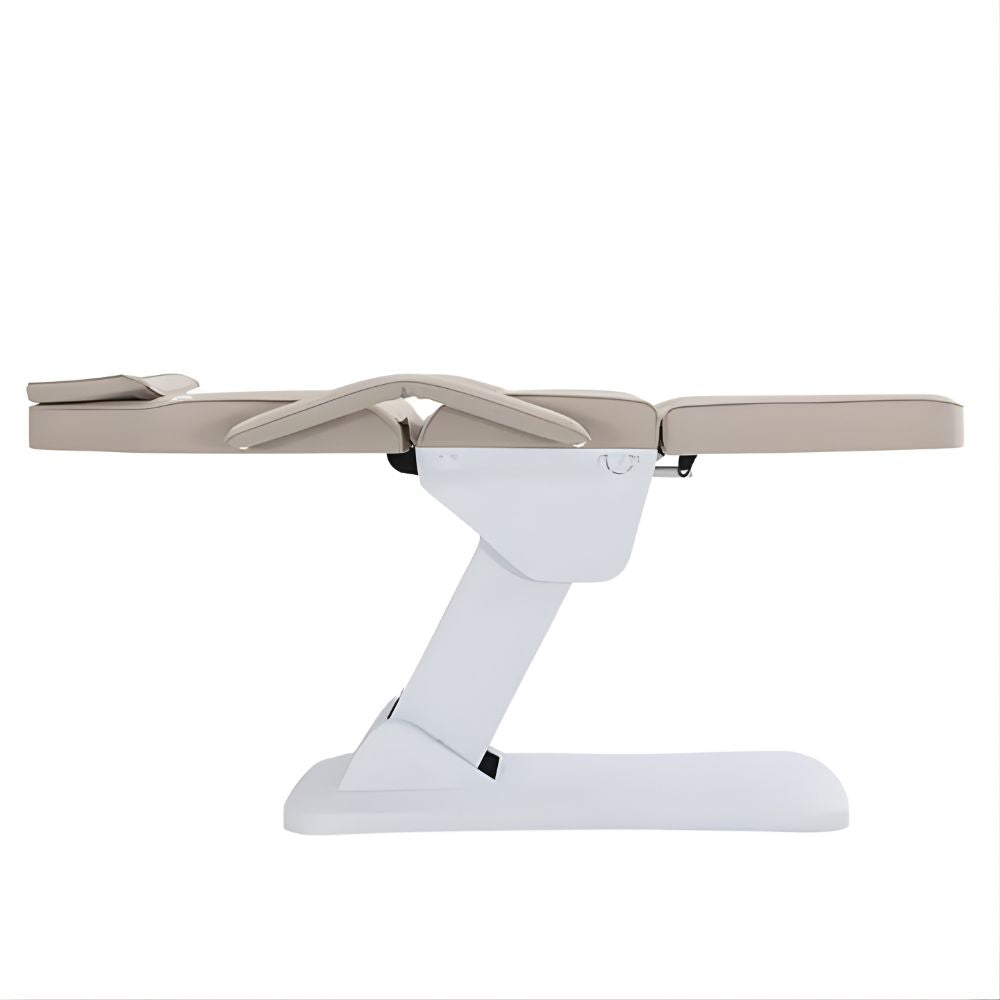 DSSE Elysea Treatment Bed Latte Flat Position Side View