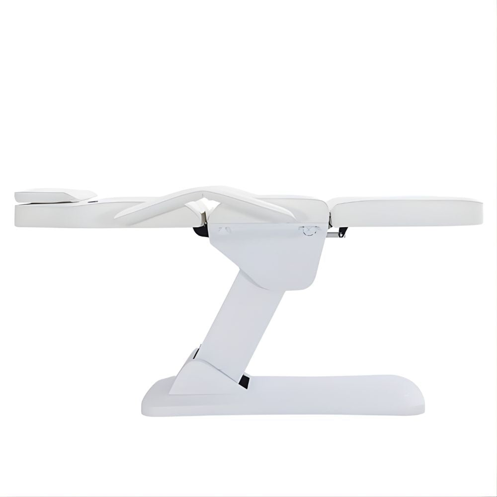 DSSE Elysea Treatment Bed White Flat Position Side View