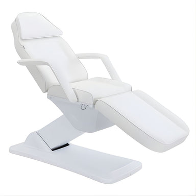 DSSE Elysea Treatment Bed White Reclined Pillow Front Side View