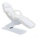 DSSE Elysea Treatment Bed White Reclined Pillow Front Side View