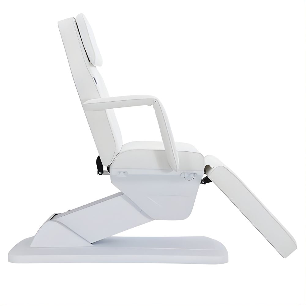 DSSE Elysea Treatment Bed White Upright Side View